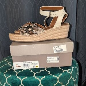 Franco Sarto Women's Espadrilles - Cream and Brown